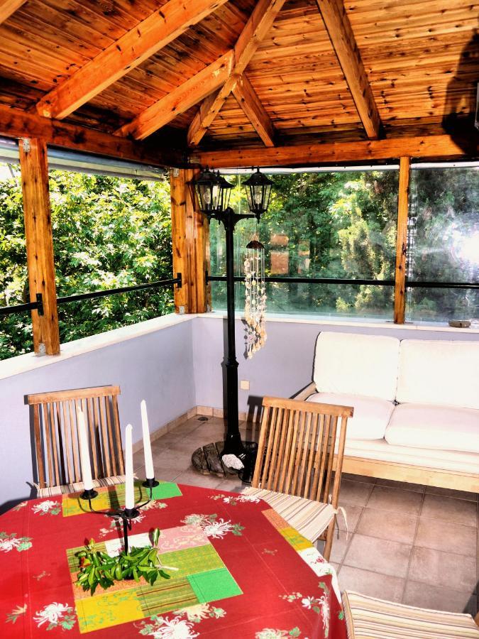 Steinturm Mit Dach-Terrasse Zwischen Fluss, Meer Und Gebirge- Spiti Pirgos Paralia Sergoulas Exterior foto